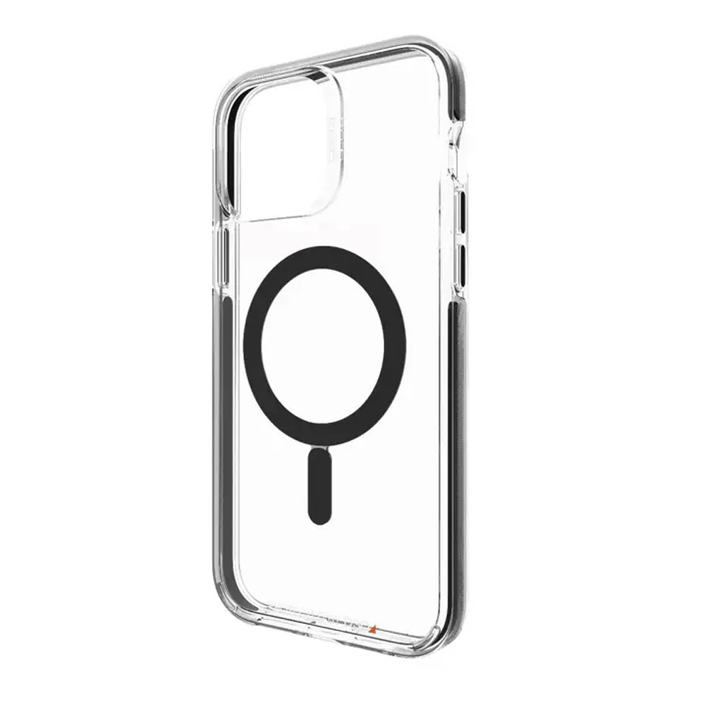 Picture of Apple iPhone 13 Pro 6.1  | Gear4 D30 Santa Cruz Snap Clear Impact Protection with MagSafe Compatibility for iPhone 13 Pro 6.1 (Black)