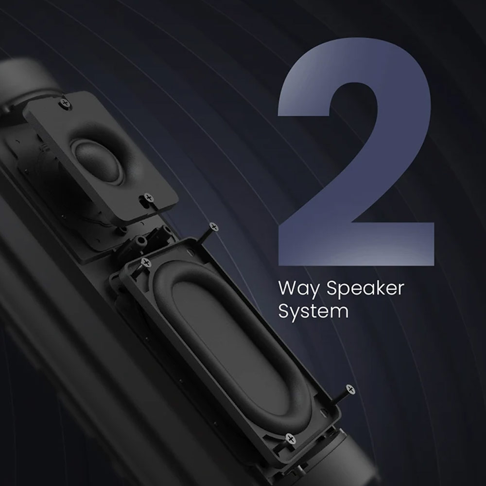 Picture of HiFuture Ripple Wireless Portable Bluetooth Outdoor Speaker with IPX7 Waterproof 30W Deep Bass 12 Hours Playtime - Blue