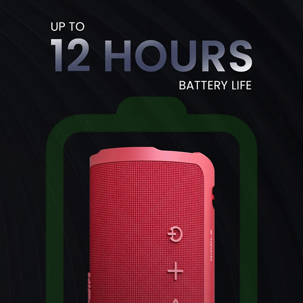Picture of HiFuture Ripple Wireless Portable Bluetooth Outdoor Speaker with IPX7 Waterproof 30W Deep Bass 12 Hours Playtime - Blue