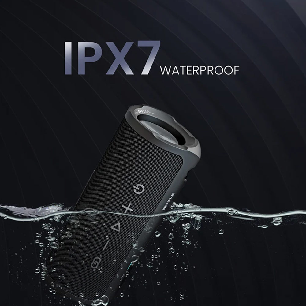 Picture of HiFuture Ripple Wireless Portable Bluetooth Outdoor Speaker with IPX7 Waterproof 30W Deep Bass 12 Hours Playtime - Blue