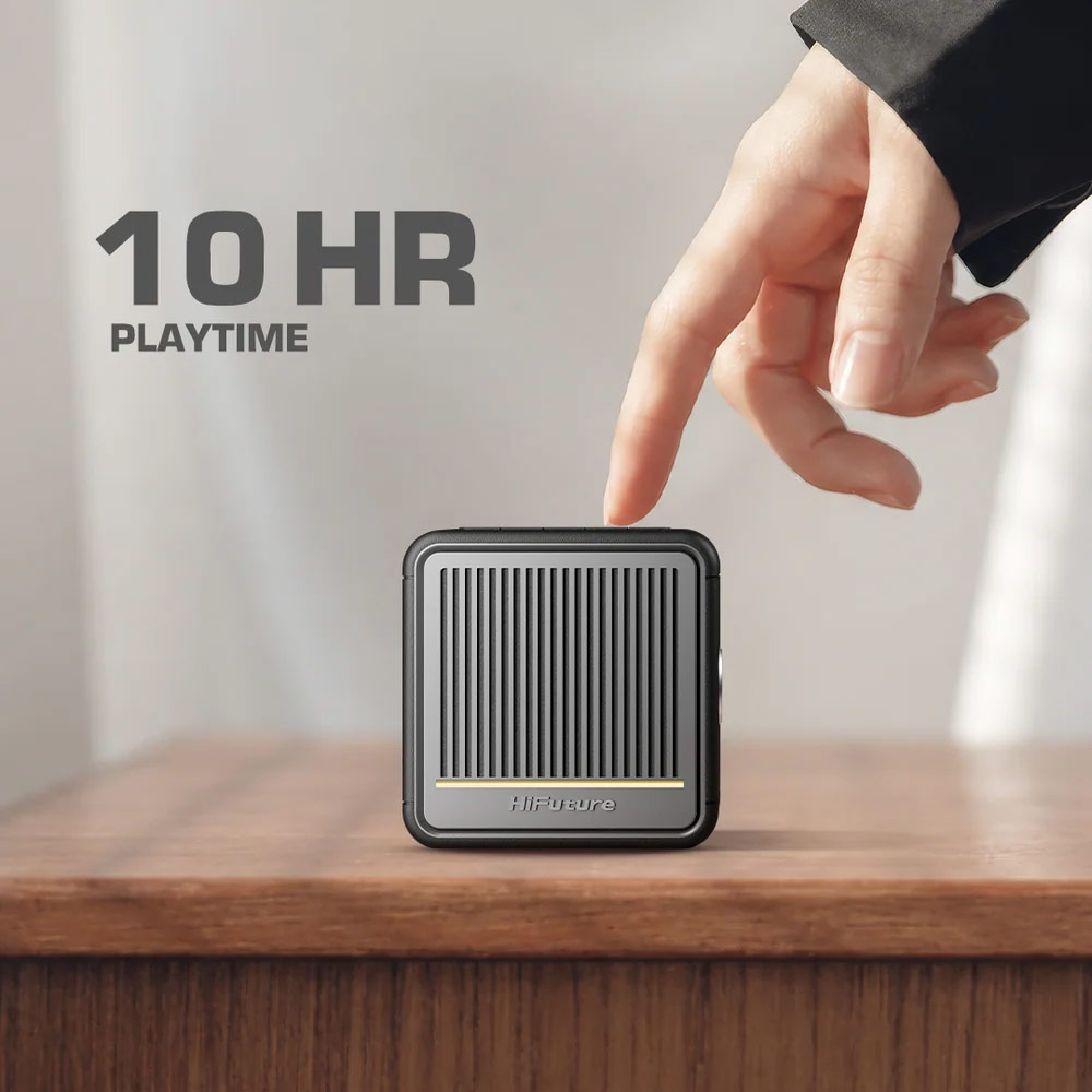 Picture of HiFuture Passion S 10W Portable Bluetooth Wireless Speaker with RGB Light - Latte