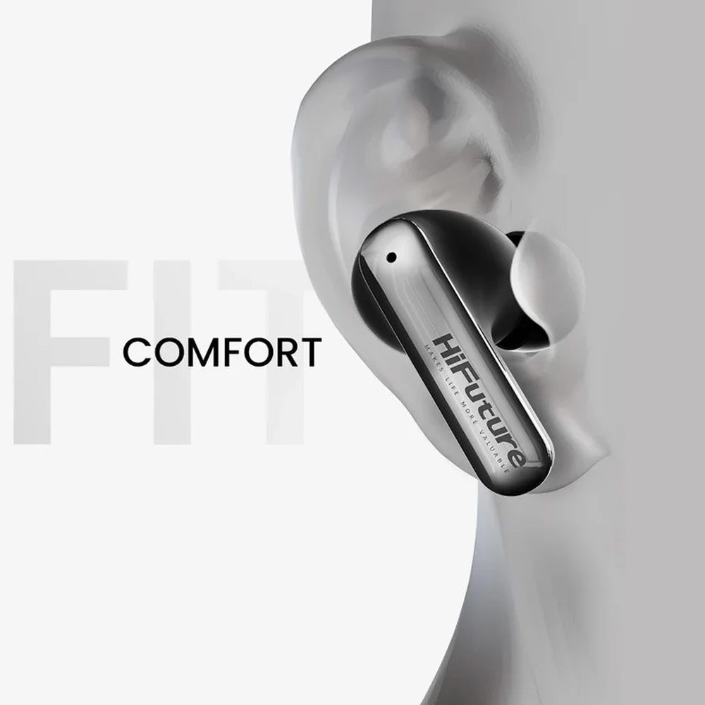 Picture of HiFuture SonicAir Bluetooth 5.3 Comfort Fit TWS Earbuds Waterproof with ENC Noise Cancellation Soft Bass Long Hours(Champagne Gold)