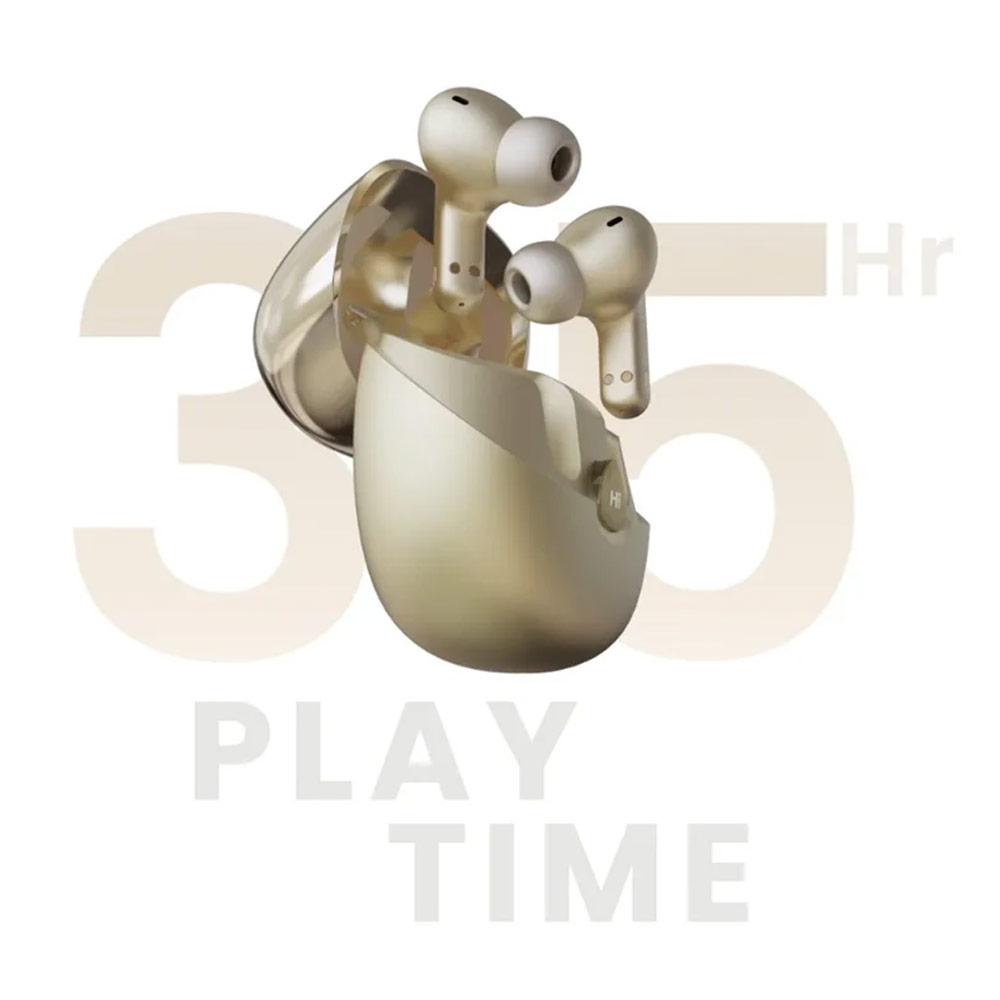 Picture of HiFuture SonicAir Bluetooth 5.3 Comfort Fit TWS Earbuds Waterproof with ENC Noise Cancellation Soft Bass Long Hours(Champagne Gold)
