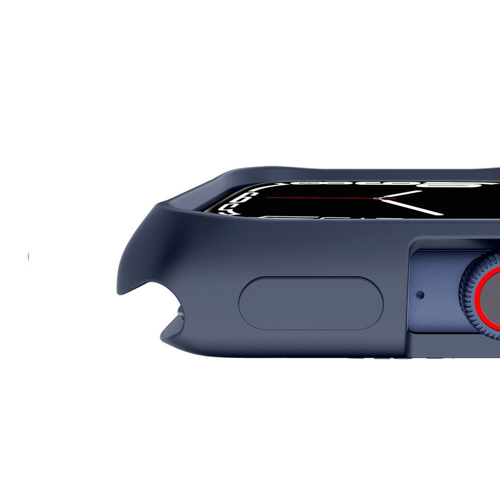 Picture of Apple Watch 40mm Case | ITSKINS Spectrum Solid Protection Case for Apple Watch 41mm 40mm (Blue 1pcs Black 1pcs)