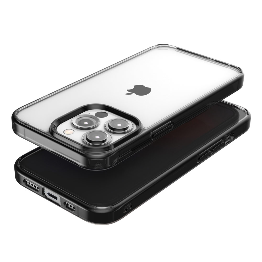 Picture of Apple iPhone 13 Pro Max 6.7 Case | JTLEGEND Hybrid Cushion Drop Protection Case with Camera Lens Protection Raised Design Case for iPhone 13 Pro Max 6.7 (Crystal Black)