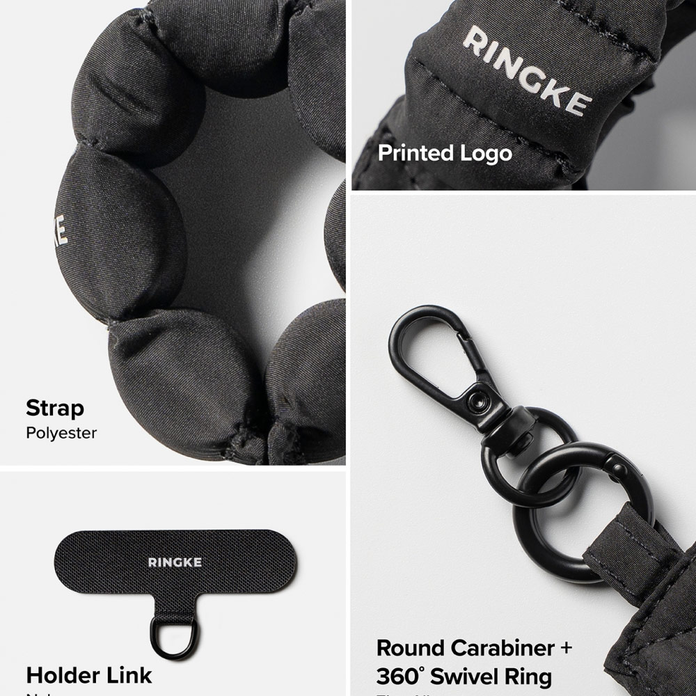 Picture of Ringke Eye Catching Holder Link & Puffer Finger Strap for Phone case (Matcha Green)
