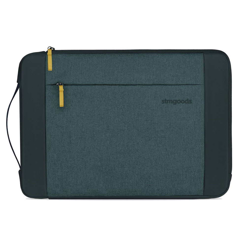 Picture of STM Kin Slim and Lightweight with Shock Absorbing Secure Zip Laptop Sleeve with Accessory Storage Pocket up to 14" (Aqua Blue)