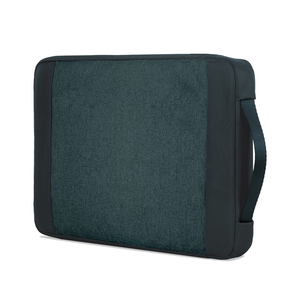 Picture of STM Kin Slim and Lightweight with Shock Absorbing Secure Zip Laptop Sleeve with Accessory Storage Pocket up to 14" (Aqua Blue)