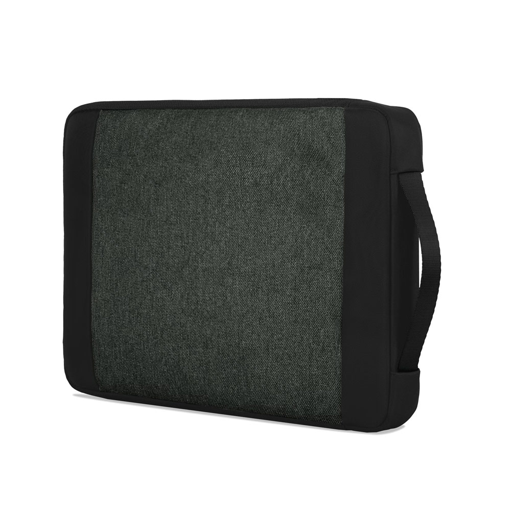 Picture of STM Kin Slim and Lightweight with Shock Absorbing Secure Zip Laptop Sleeve with Accessory Storage Pocket up to 14" (Slate Black)