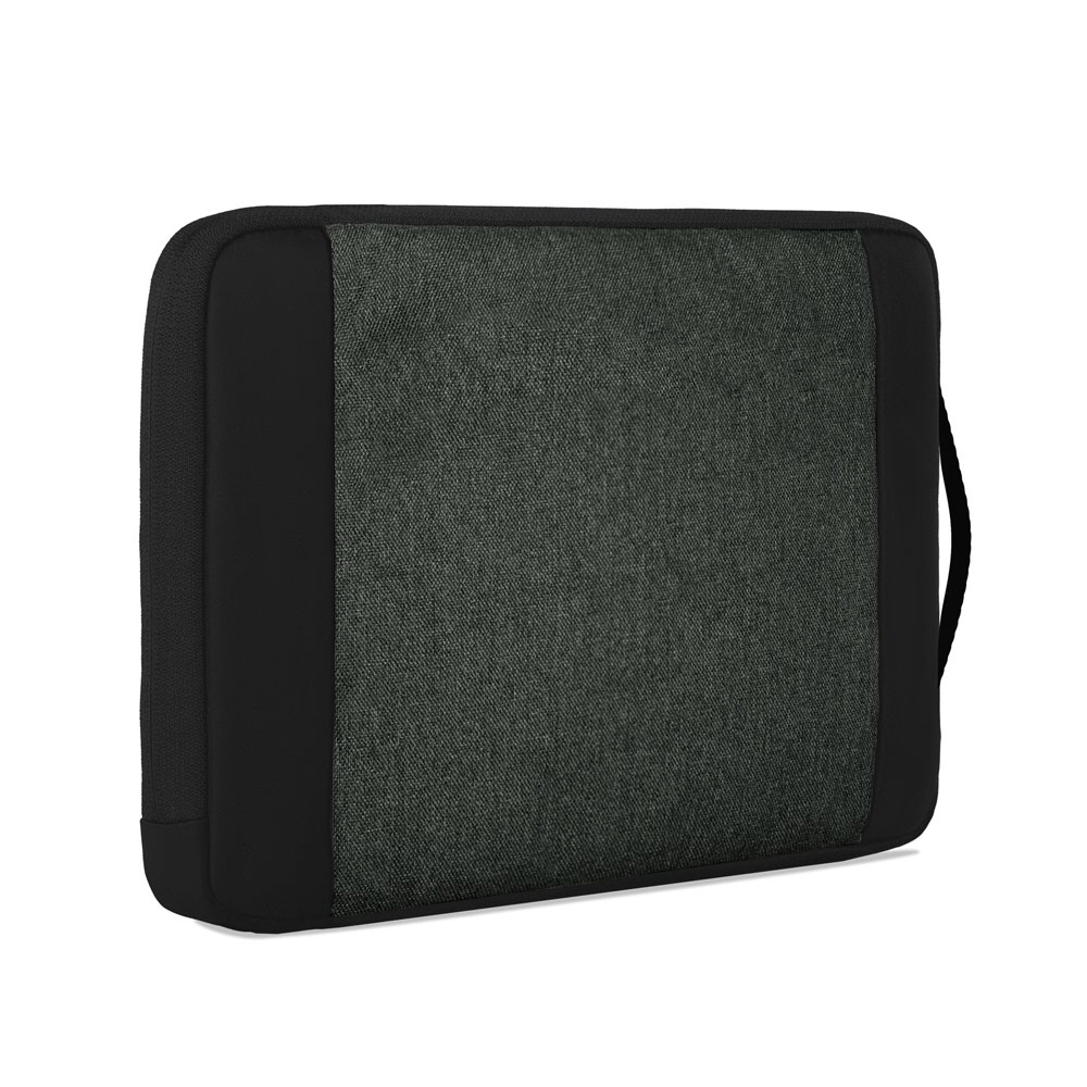 Picture of STM Kin Slim and Lightweight with Shock Absorbing Secure Zip Laptop Sleeve with Accessory Storage Pocket up to 14" (Slate Black)