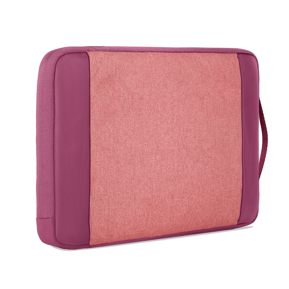Picture of STM Kin Slim and Lightweight with Shock Absorbing Secure Zip Laptop Sleeve with Accessory Storage Pocket up to 14" (Rose Petal)