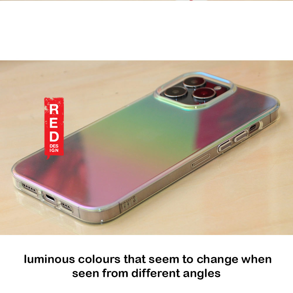 Picture of Apple iPhone 13 Pro 6.1 Case | TGVIS Iridescent Series Protection Case for iPhone 13 Pro 6.1 Case (Rainbow Colorful Iridescent)