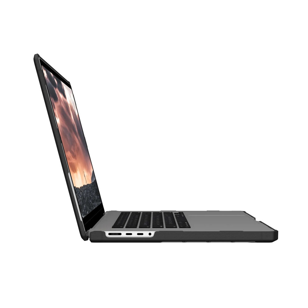 Picture of Apple Macbook Pro 16.2 2021 Case | UAG Plyo Series Drop Protection Cover Casing Case for Macbook Pro 16 M1 Pro M1 Max 2021 A2485 (Ice Black)