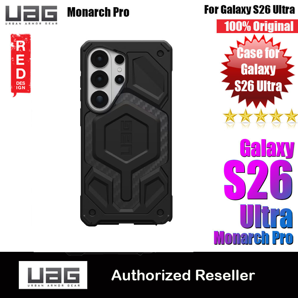 Picture of UAG Monarch Pro Magsafe Compatible Drop Proof Case for Samsung Galaxy S26 Ultra (Carbon Fiber) Samsung Galaxy S26 Ultra- Samsung Galaxy S26 Ultra Cases, Samsung Galaxy S26 Ultra Covers, iPad Cases and a wide selection of Samsung Galaxy S26 Ultra Accessories in Malaysia, Sabah, Sarawak and Singapore 