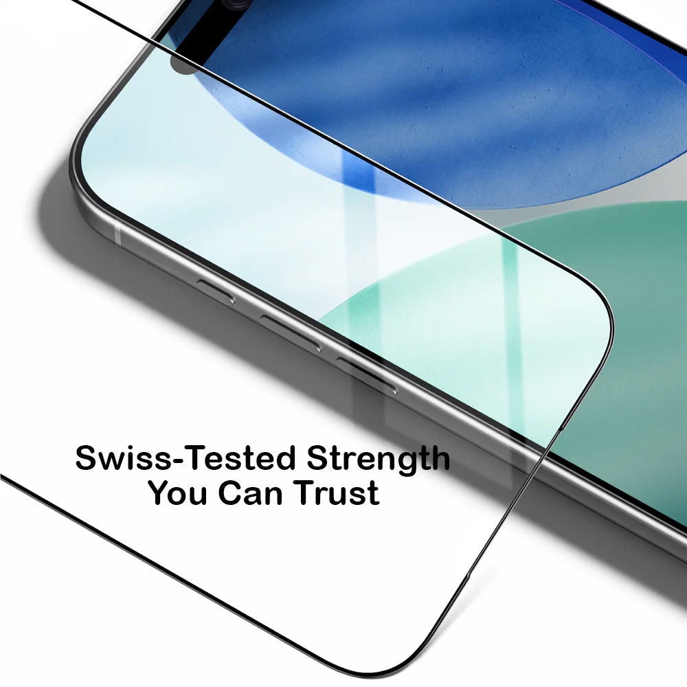 Picture of Apple iPhone 17 6.3  | Amazingthing Radix Full Glass 3D Frame Tempered Glass for iPhone 17 6.3 (Ultra Clear)