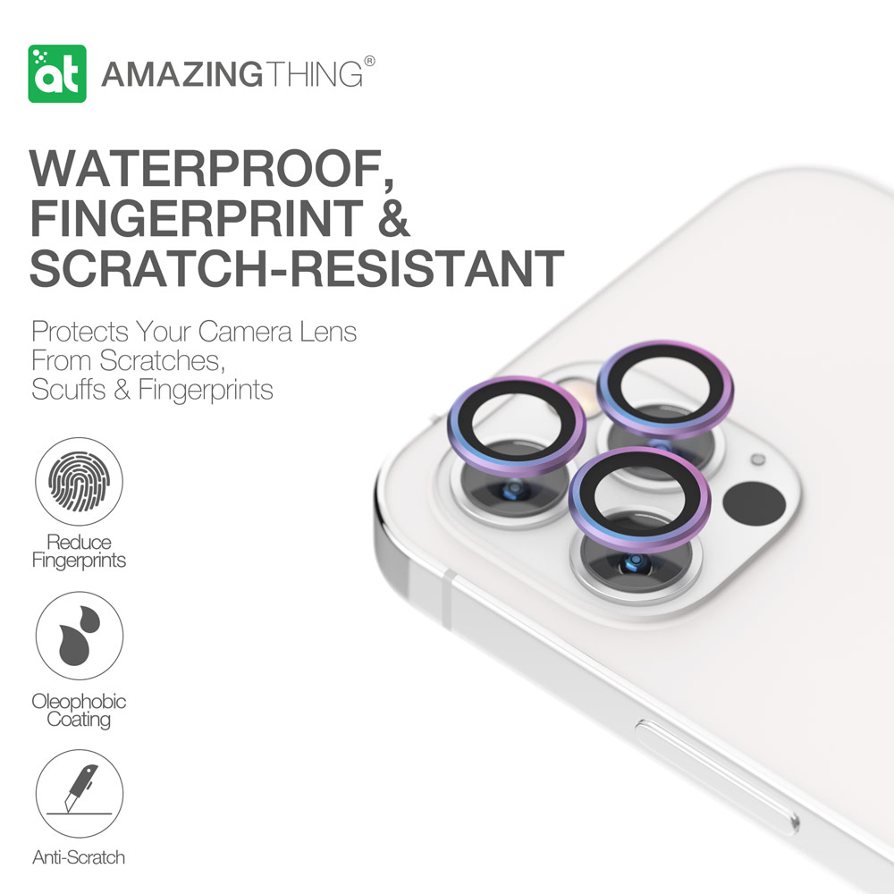 Picture of Apple iPhone 12 Pro Max 6.7  | AmazingThing SupremeGlass Lens Glass Camera Lens Protector Protection Tempered Glass for Apple iPhone 12 Pro Max 6.7 (Gold)