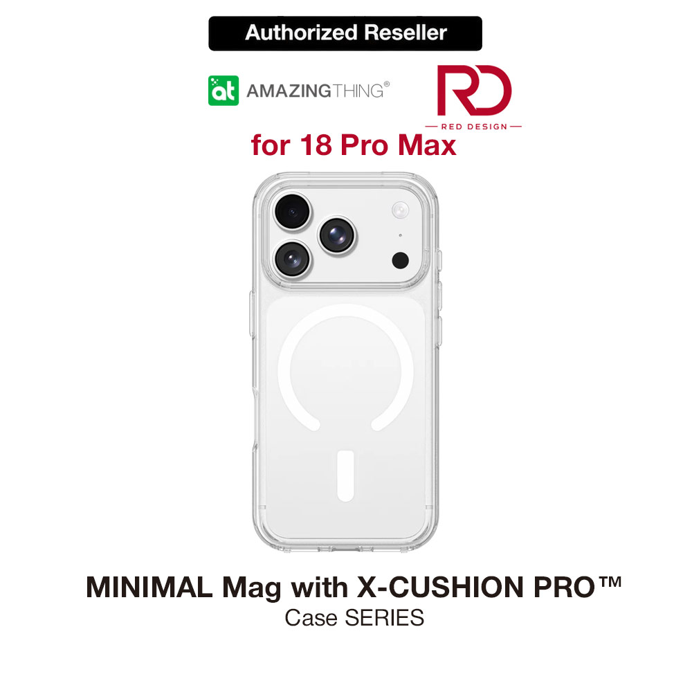 Picture of Amazingthing MINIMAL Mag Protection Case with X-CUSHION PRO Protection for iPhone 18 Pro Max 6.9 - Clear Apple iPhone 18 Pro Max- Apple iPhone 18 Pro Max Cases, Apple iPhone 18 Pro Max Covers, iPad Cases and a wide selection of Apple iPhone 18 Pro Max Accessories in Malaysia, Sabah, Sarawak and Singapore 