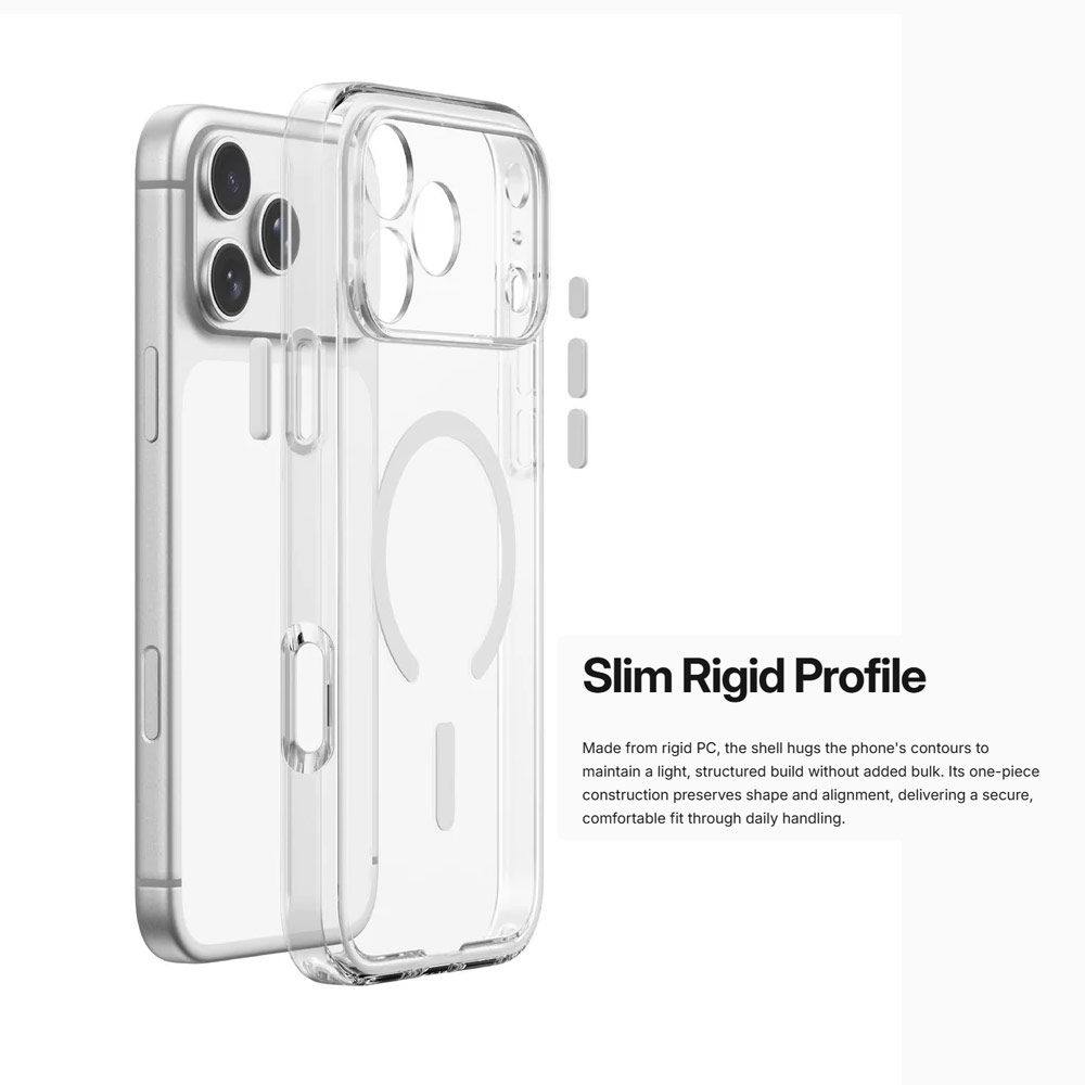 Picture of Apple iPhone 18 Pro Case | Amazingthing MINIMAL LensGuard Clarity Full Camera Cover Magnetic Charging X-CUSHION PRO 8 Case for iPhone 18 Pro  - Blue
