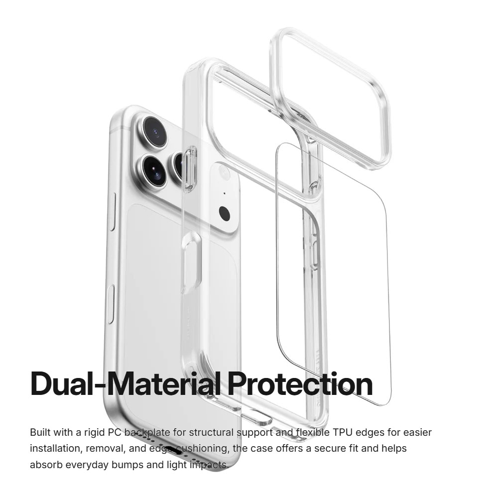 Picture of Apple iPhone 18 Pro Max Case | Amazingthing MINIMAL Protection Case with X-CUSHION PRO Protection for iPhone 18 Pro Max 6.9 - Clear