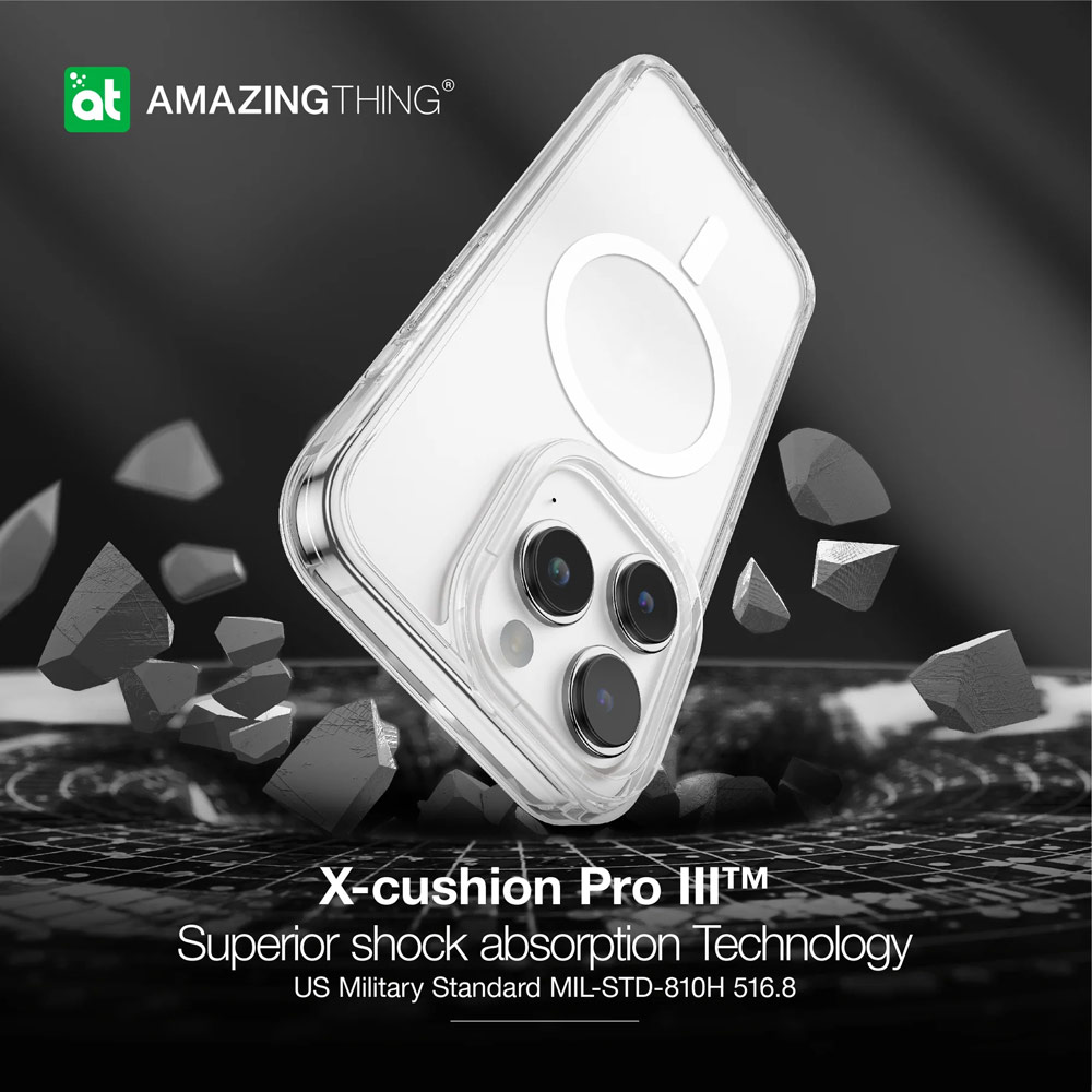 Picture of Apple iPhone 15 Pro Max 6.7 Case | Amazingthing Minimal Magnetic Slim Protection Case for iPhone 15 Pro Max 6.7 (Titan Grey)