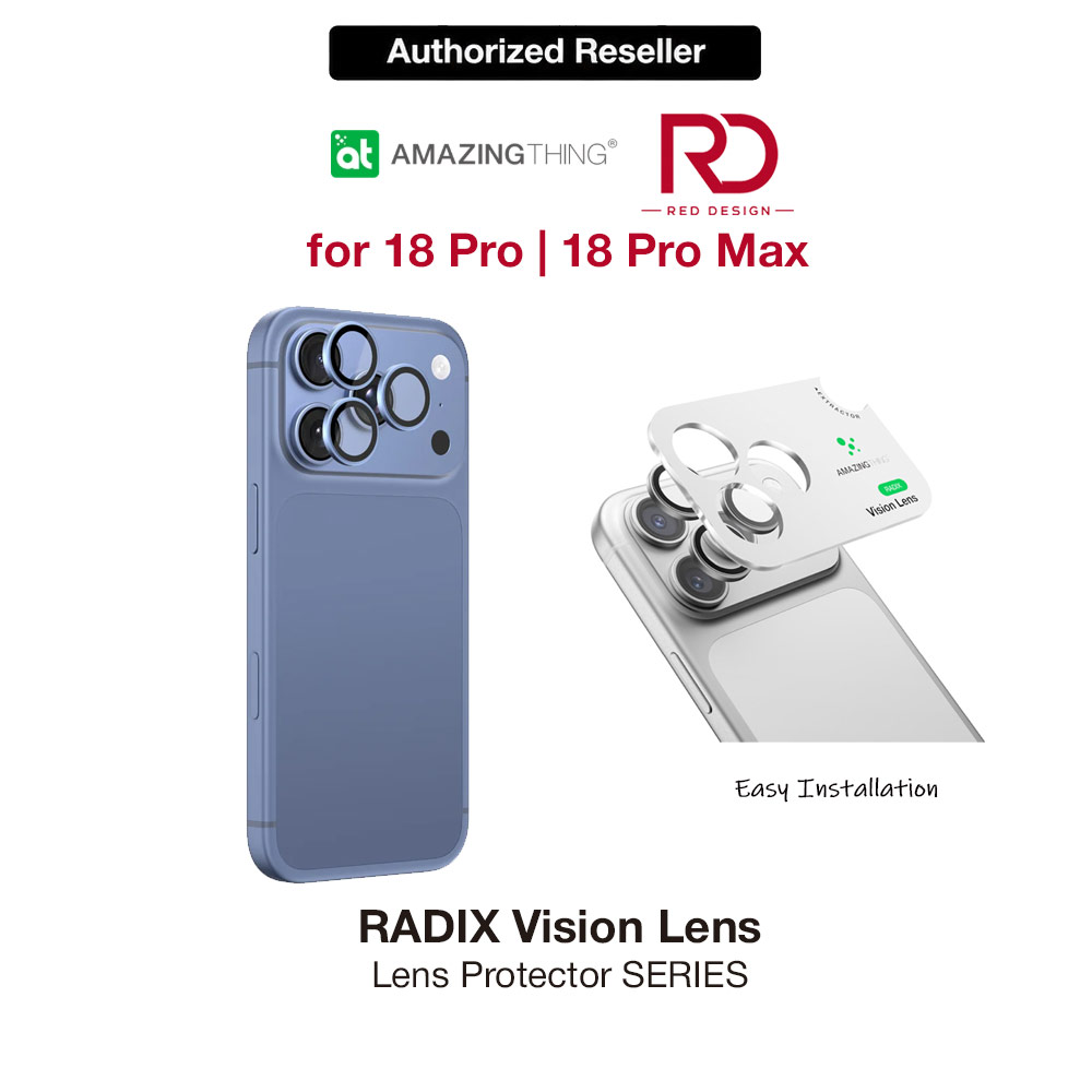 Picture of Amazingthing RADIX Vision Camera Lens Protector for iPhone 18 Pro iPhone 18 Pro Max - Titan Blue Apple iPhone 18 Pro- Apple iPhone 18 Pro Cases, Apple iPhone 18 Pro Covers, iPad Cases and a wide selection of Apple iPhone 18 Pro Accessories in Malaysia, Sabah, Sarawak and Singapore 