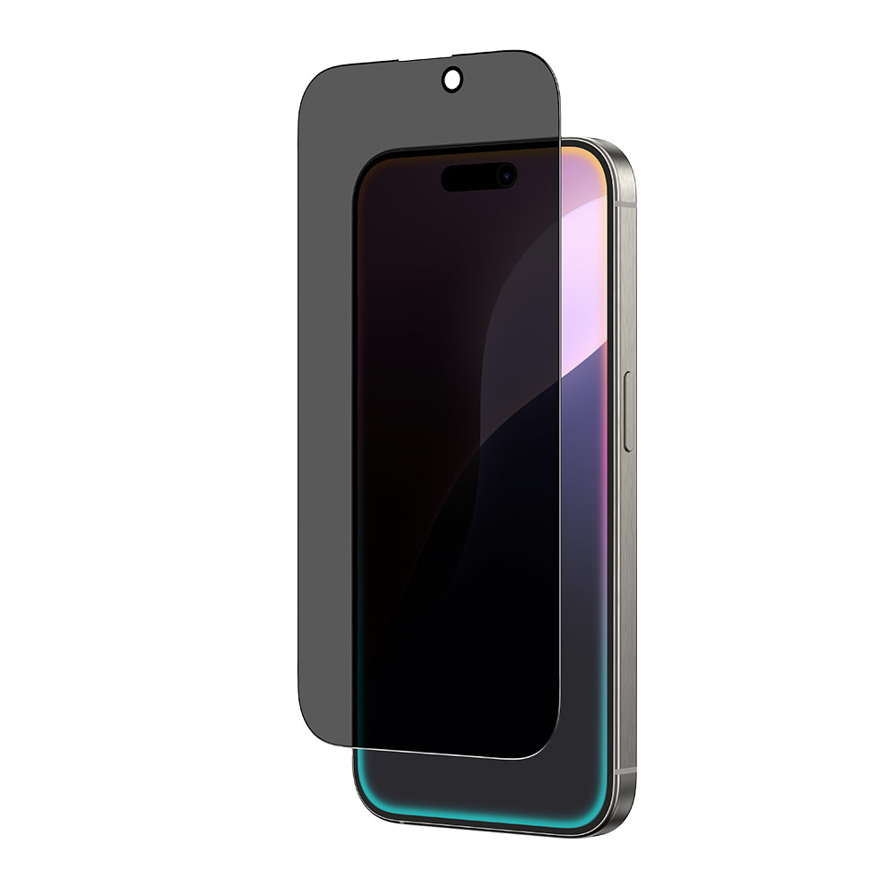 Picture of Apple iPhone 16 Pro Max 6.9  | Amazingthing Radix Supreme Privacy Fully Covered Tempered Glass for iPhone 16 Pro Max 6.9 (Privacy)