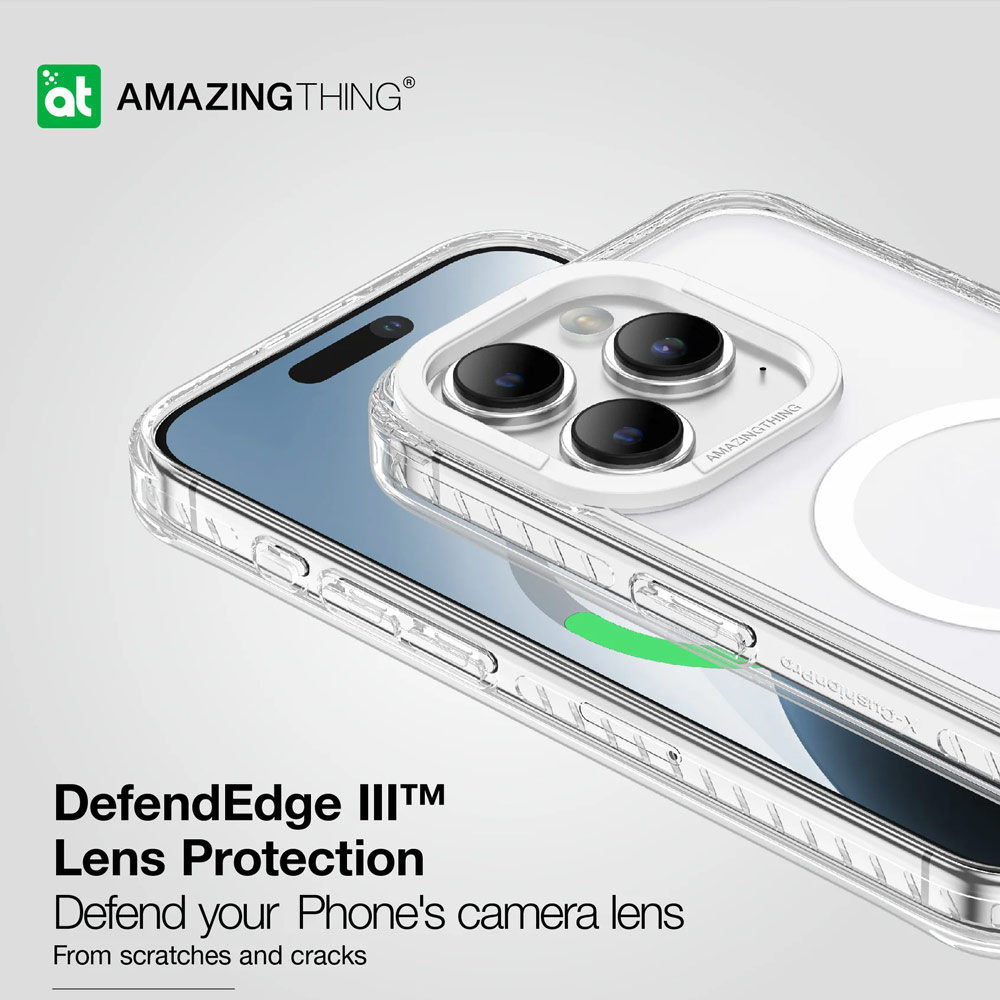 Picture of Apple iPhone 15 Pro Max 6.7 Case | Amazingthing TITAN PRO Drop Proof Magnetic Case for iPhone 15 Pro Max 6.7 (Gray)