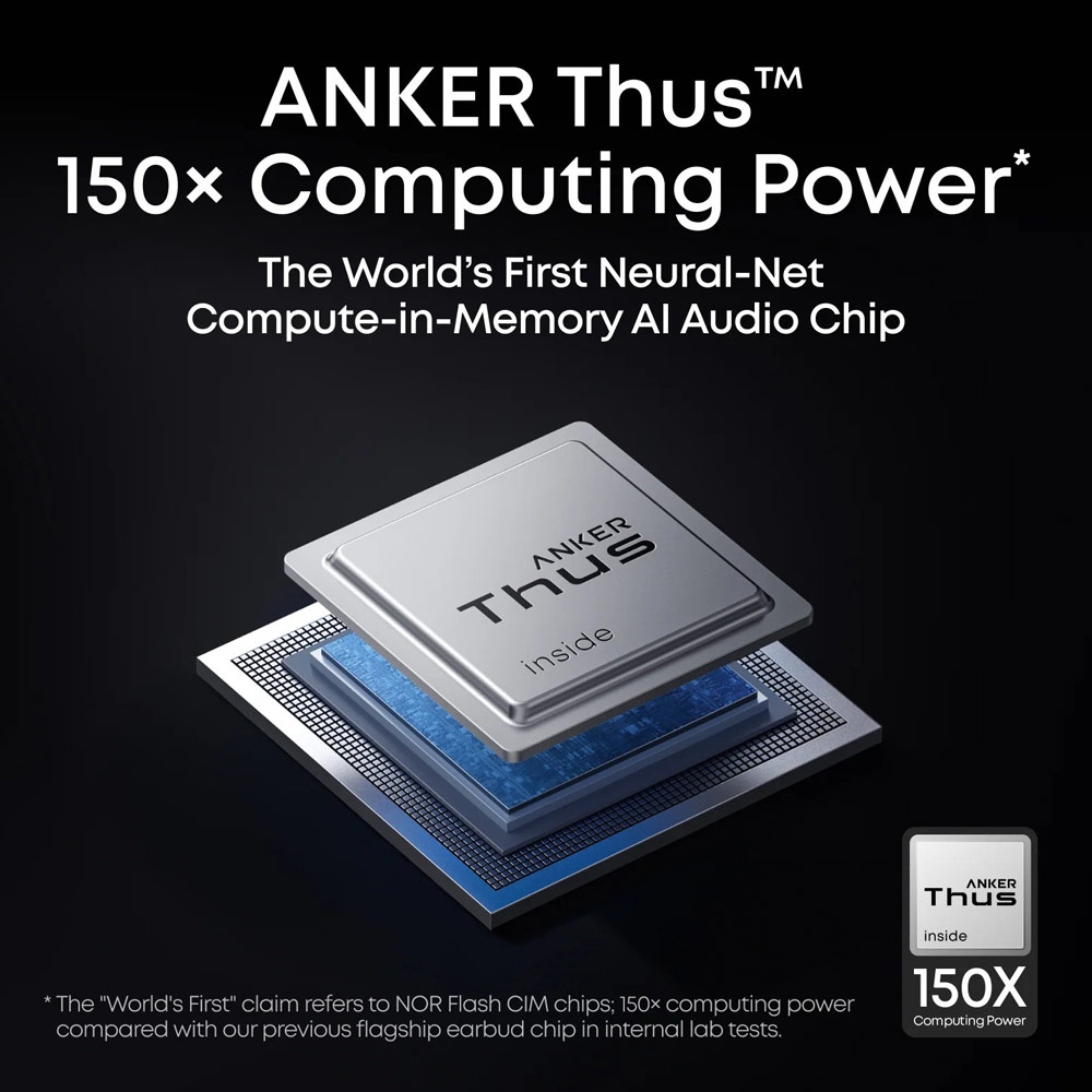 Picture of Soundcore by Anker Liberty 5 Pro ANC Wireless Earbuds Guinness World Records Clearest Clear Calls Adaptive Noise Cancelling LDAC Hi-Res Audio TWS Earbuds (Midnight Black)