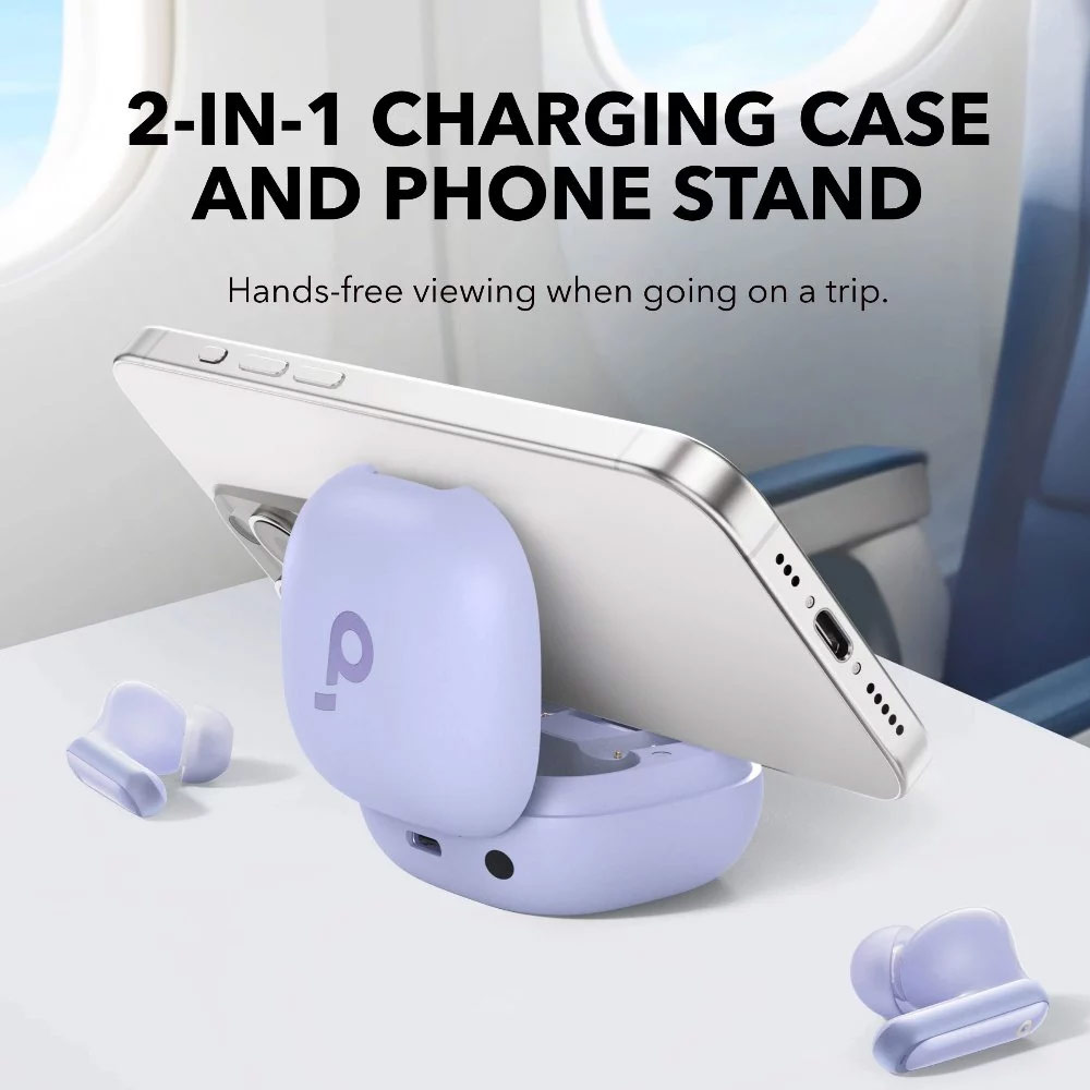 Picture of Anker Soundcore P40i Wireless Earbuds With Noise Cancelling Adaptive Heavy Bass 60H Playtime (Blue)