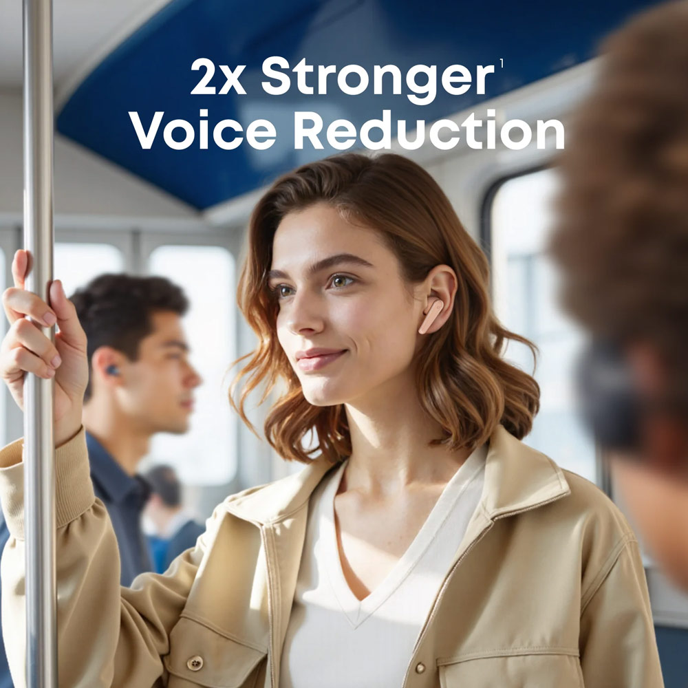 Picture of soundcore by ANKER Liberty 5 ANC Dolby Audio Noise Cancelling Wireless In Ear Earbuds Long Hours Playtime Strong Bass (Apricot)