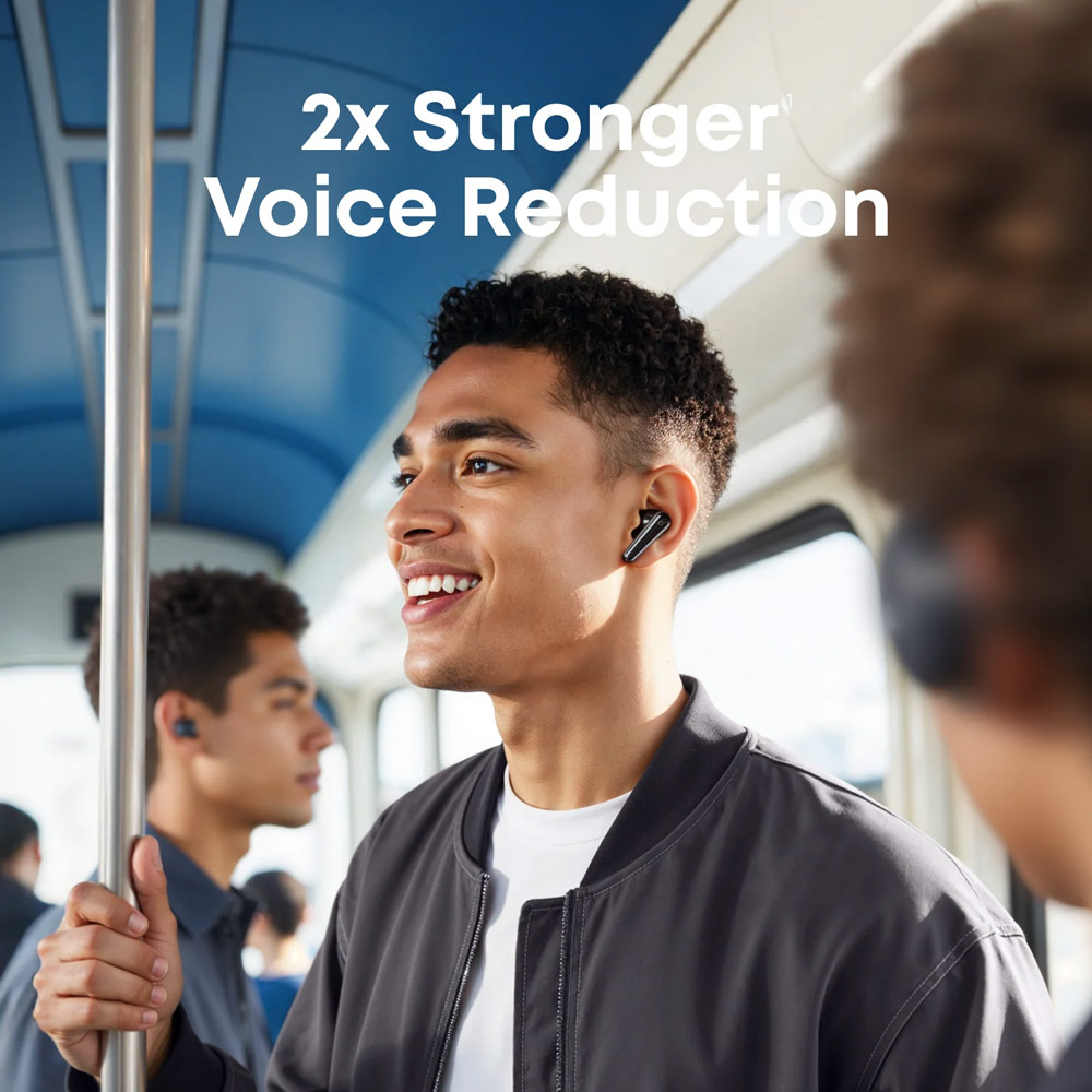 Picture of soundcore by ANKER Liberty 5 ANC Dolby Audio Noise Cancelling Wireless In Ear Earbuds Long Hours Playtime Strong Bass (Black)