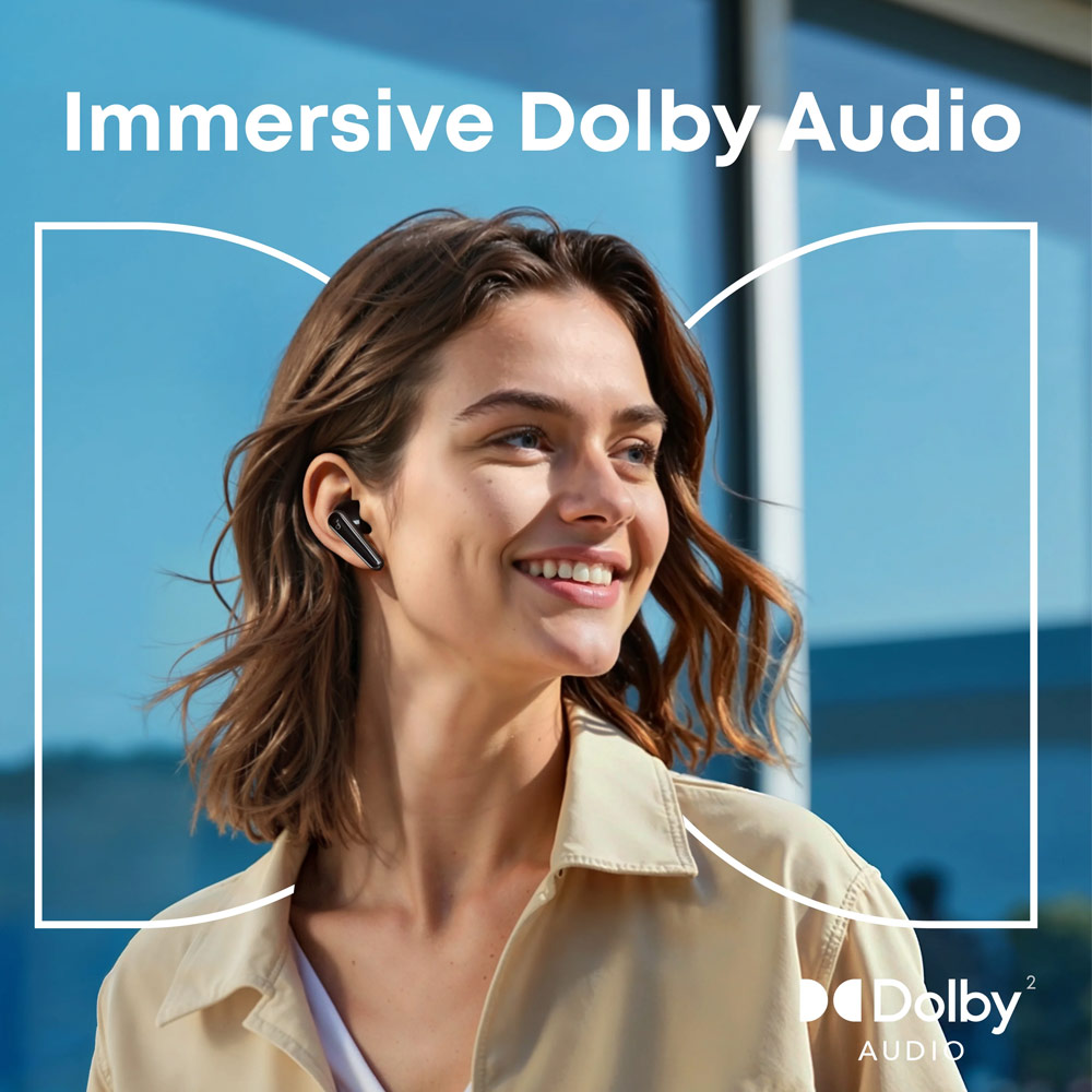 Picture of soundcore by ANKER Liberty 5 ANC Dolby Audio Noise Cancelling Wireless In Ear Earbuds Long Hours Playtime Strong Bass (Black)