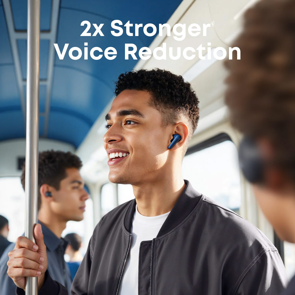 Picture of soundcore by ANKER Liberty 5 ANC Dolby Audio Noise Cancelling Wireless In Ear Earbuds Long Hours Playtime Strong Bass (Blue)