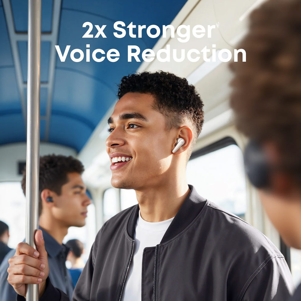 Picture of soundcore by ANKER Liberty 5 ANC Dolby Audio Noise Cancelling Wireless In Ear Earbuds Long Hours Playtime Strong Bass (White)