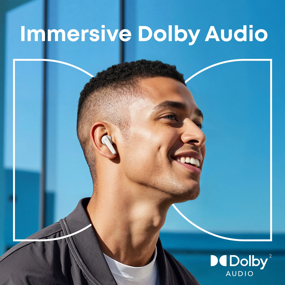 Picture of soundcore by ANKER Liberty 5 ANC Dolby Audio Noise Cancelling Wireless In Ear Earbuds Long Hours Playtime Strong Bass (White)