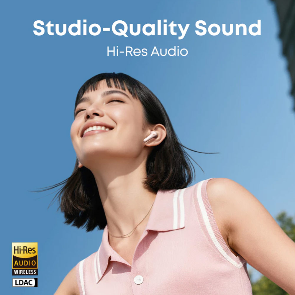 Picture of Soundcore by Anker R60i NC Wireless Earbuds -52dB Adaptive Noise-Cancelling Hi-Res Clarify Sound AI Assistant 50Hours (Pink)