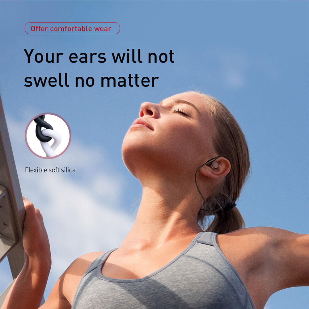 Picture of Baseus Bluetooth Wireless In Ear Headphone Compatible with IOS Android (Black)