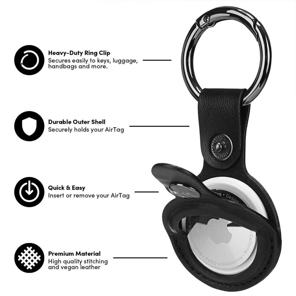 Picture of Apple Air Tag  | Case-Mate Case Mate Keychain Case Protective Cover Case Keyring Design for Apple AirTag (Gold)