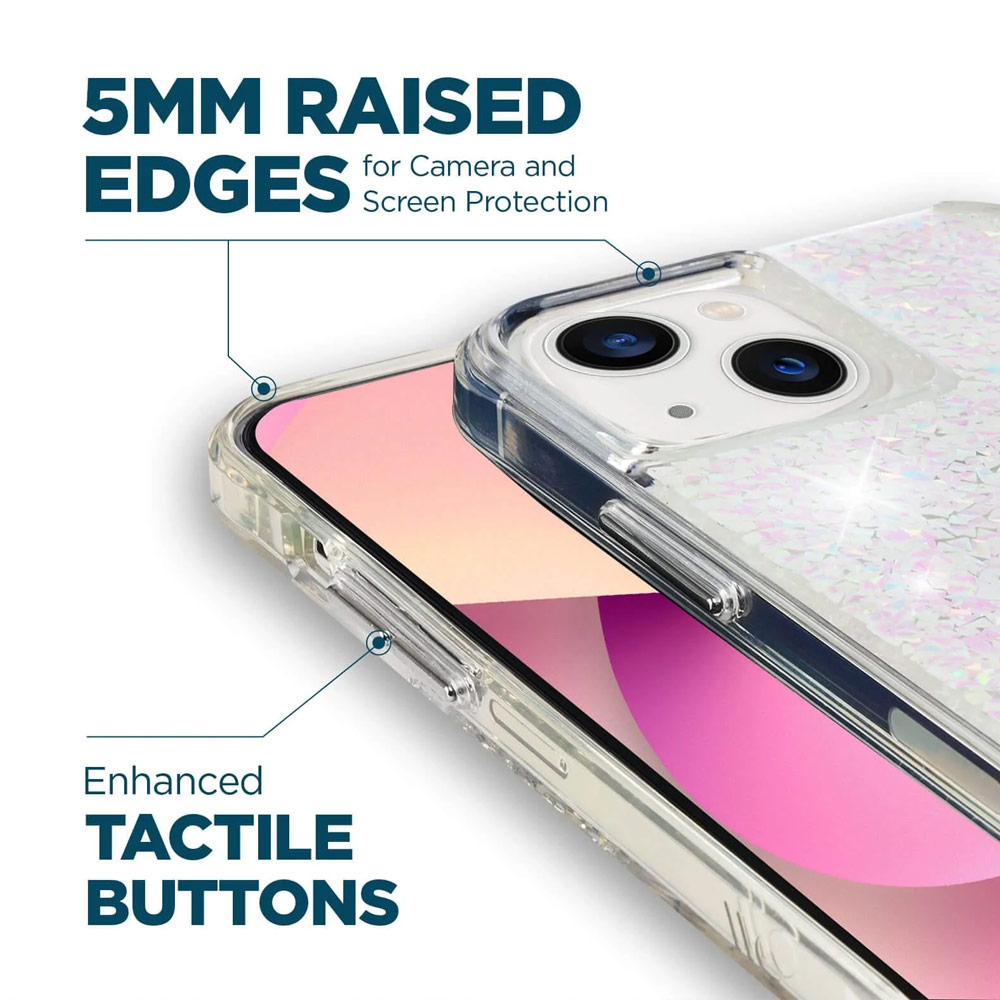 Picture of Apple iPhone 14 Plus 6.7  | Case Mate Case-Mate Stylish Design Drop Protection Case for iPhone 14 Plus 6.7 (Twinkle Diamond)
