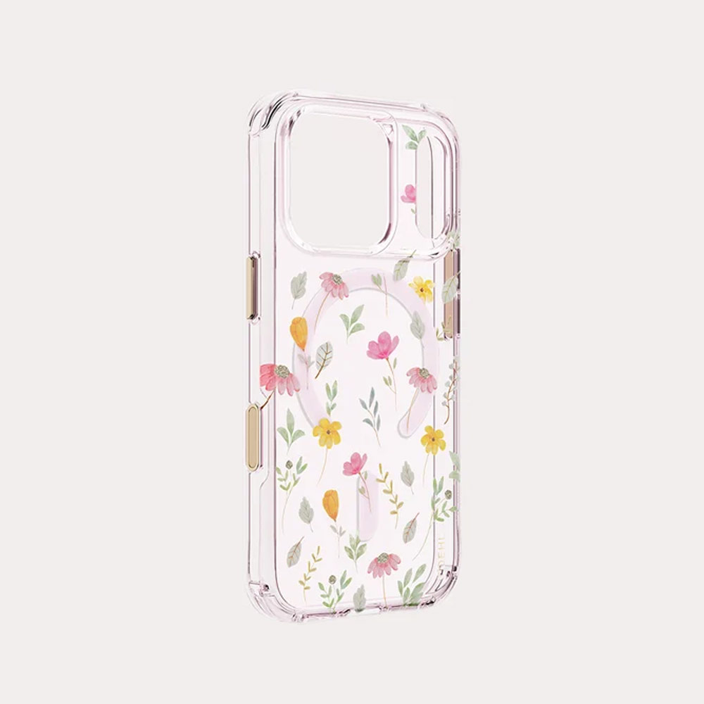 Picture of Apple iPhone 18 Pro Max Case | Coehl EVIE MagClick Magnetic Charging Case with Camera Control Button for iPhone 18 Pro Max - Pink Blossom