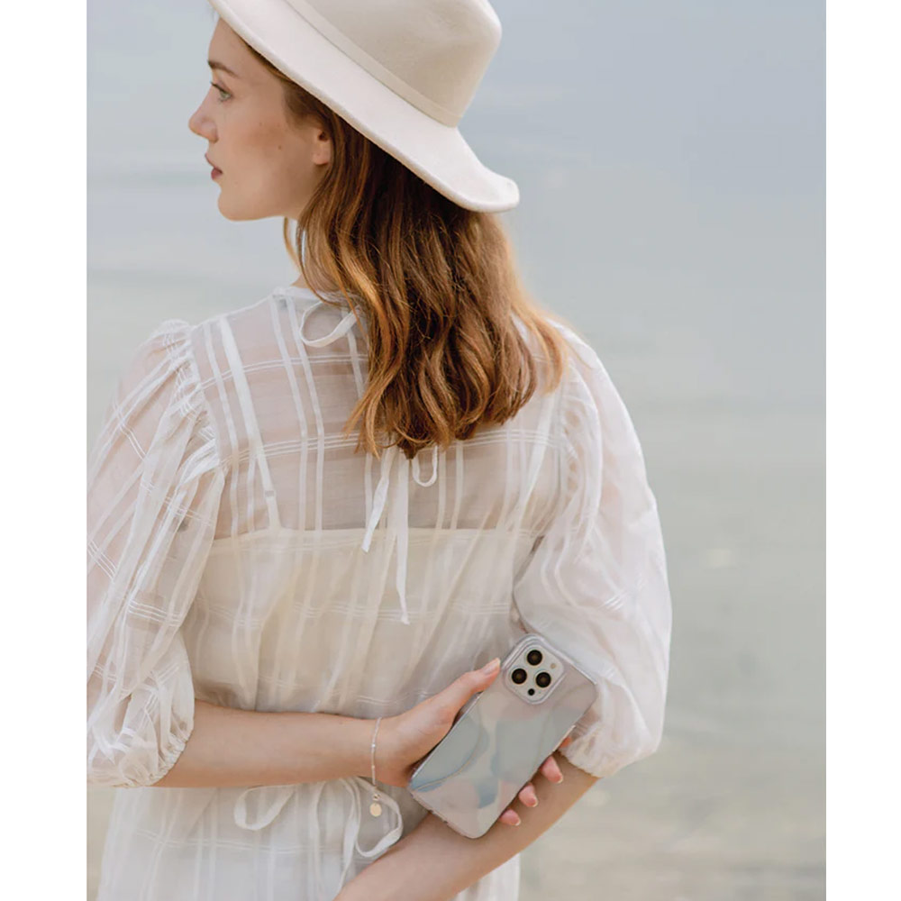 Picture of Apple iPhone 14 6.1 Case | Coehl Hybrid Impact Defense Raised Camera Lens Bezel Drop Protection Case Design for Modern Women for iPhone 14 6.1 (Dusk Blue)