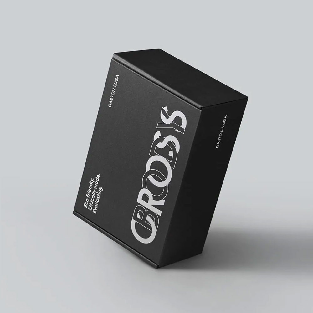 Picture of Gaston Luga SPLÄSH CROSSBODY BAG Premium Waterproof Eco Material Bag Compact Messenger Style Bag with Detachable Shoulder Strap As Clutch (Black)