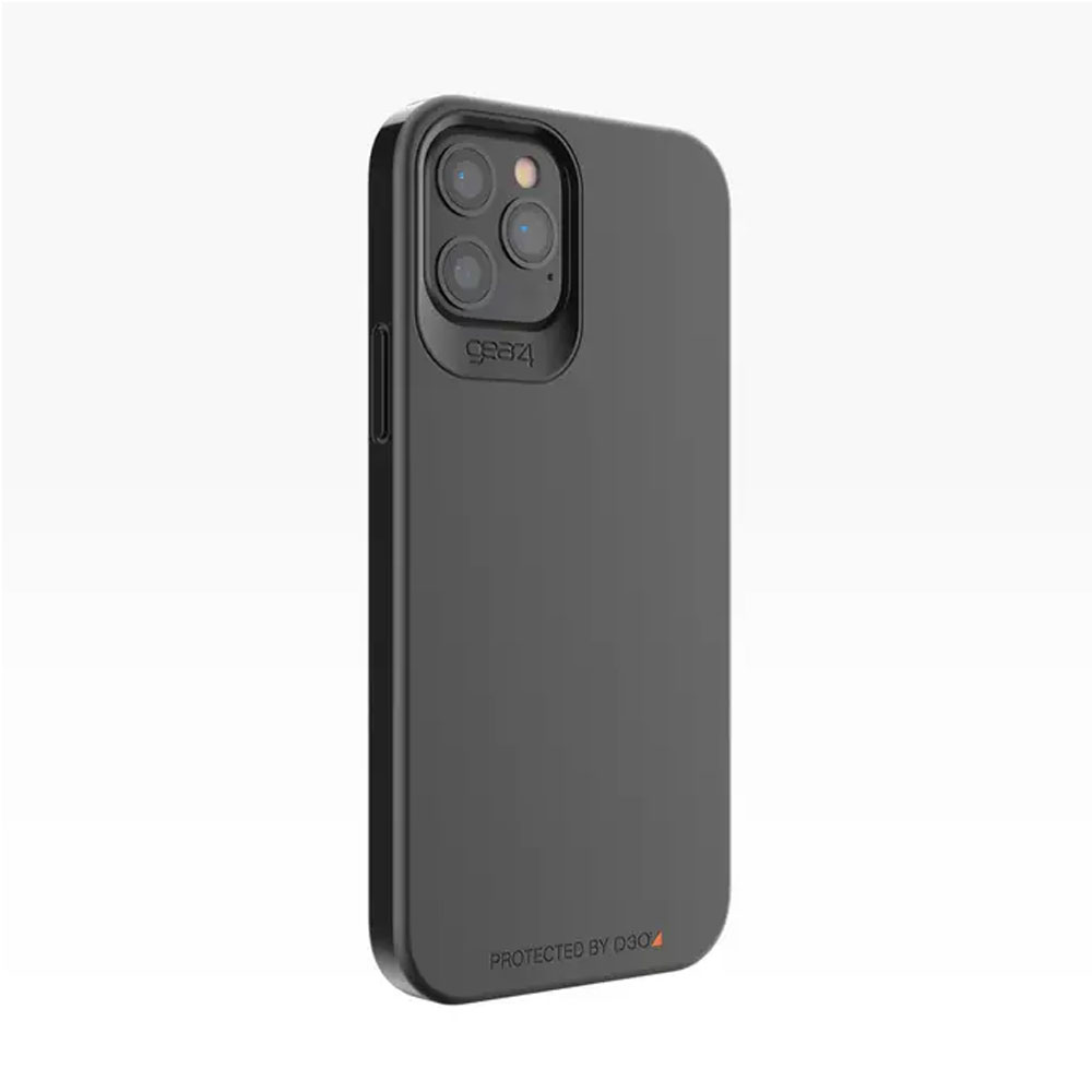 Picture of Apple iPhone 12 mini 5.4 Case | Gear4 D30 Holborn Slim Soft Touch Drop Protection Case for iPhone 12 Mini 5.4 (Black)