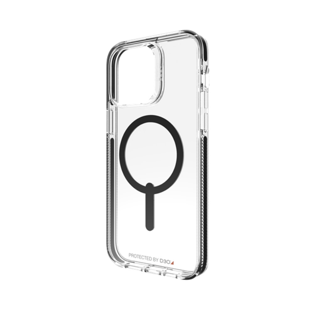 Picture of Apple iPhone 14 Pro 6.1 Case | Gear4 Santa Cruz Snap D30 Drop Protection Lightweight Case with Magsafe Compatible for iPhone 14 Pro 6.1 (Black)