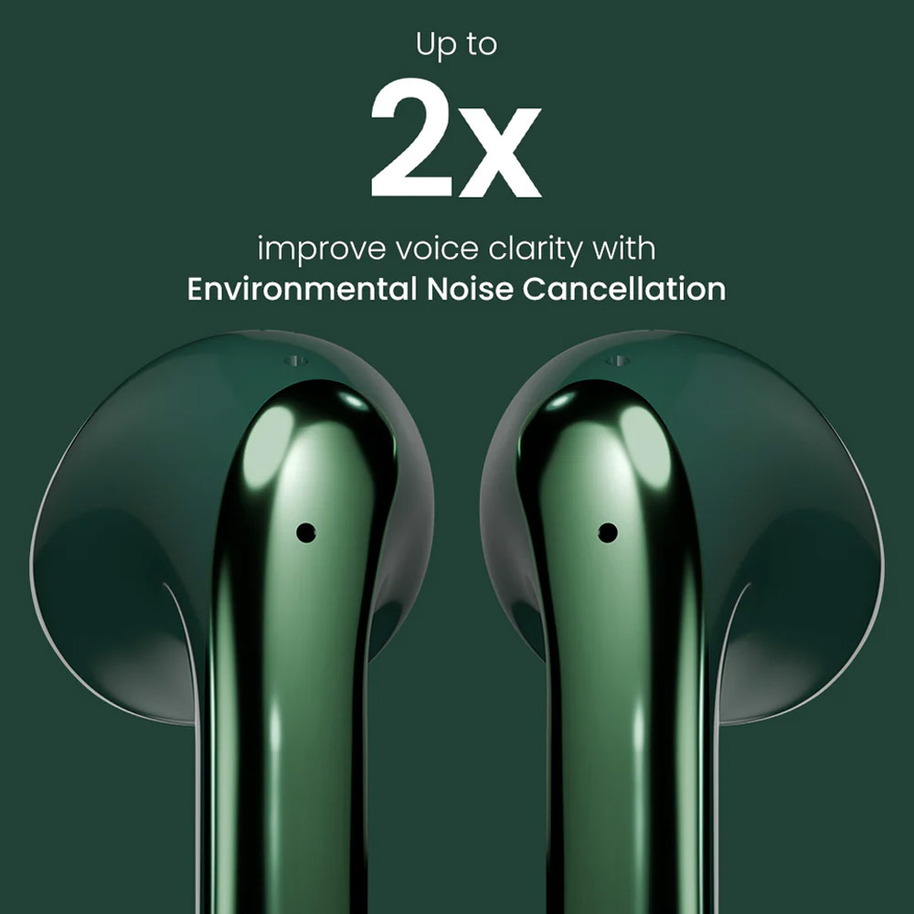 Picture of HiFuture ChromeBuds Premium Bluetooth 5.4 TWS Earbuds Waterproof with Environment Noise Cancellation Ultra Bass Long Hours( Grey)