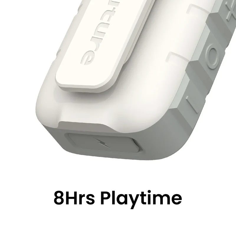 Picture of HiFuture Pocket S Mini Bluetooth Speaker Portable Wearable Clip Speaker IPX7 Waterproof Lightweight Travel Speaker - Grey