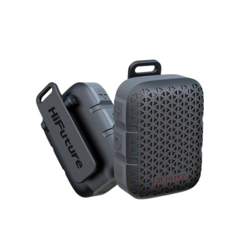 Picture of HiFuture Pocket S Mini Bluetooth Speaker Portable Wearable Clip Speaker IPX7 Waterproof Lightweight Travel Speaker - Black