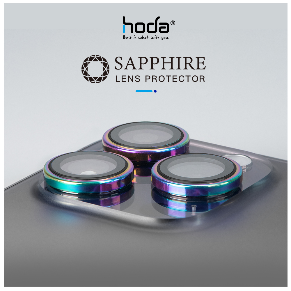 Picture of Apple iPhone 15 Pro 6.1  | Hoda Sapphire Lens Protector for iPhone 15 Pro 6.1 iPhone 15 Pro Max 6.7  (3PCS Grey)