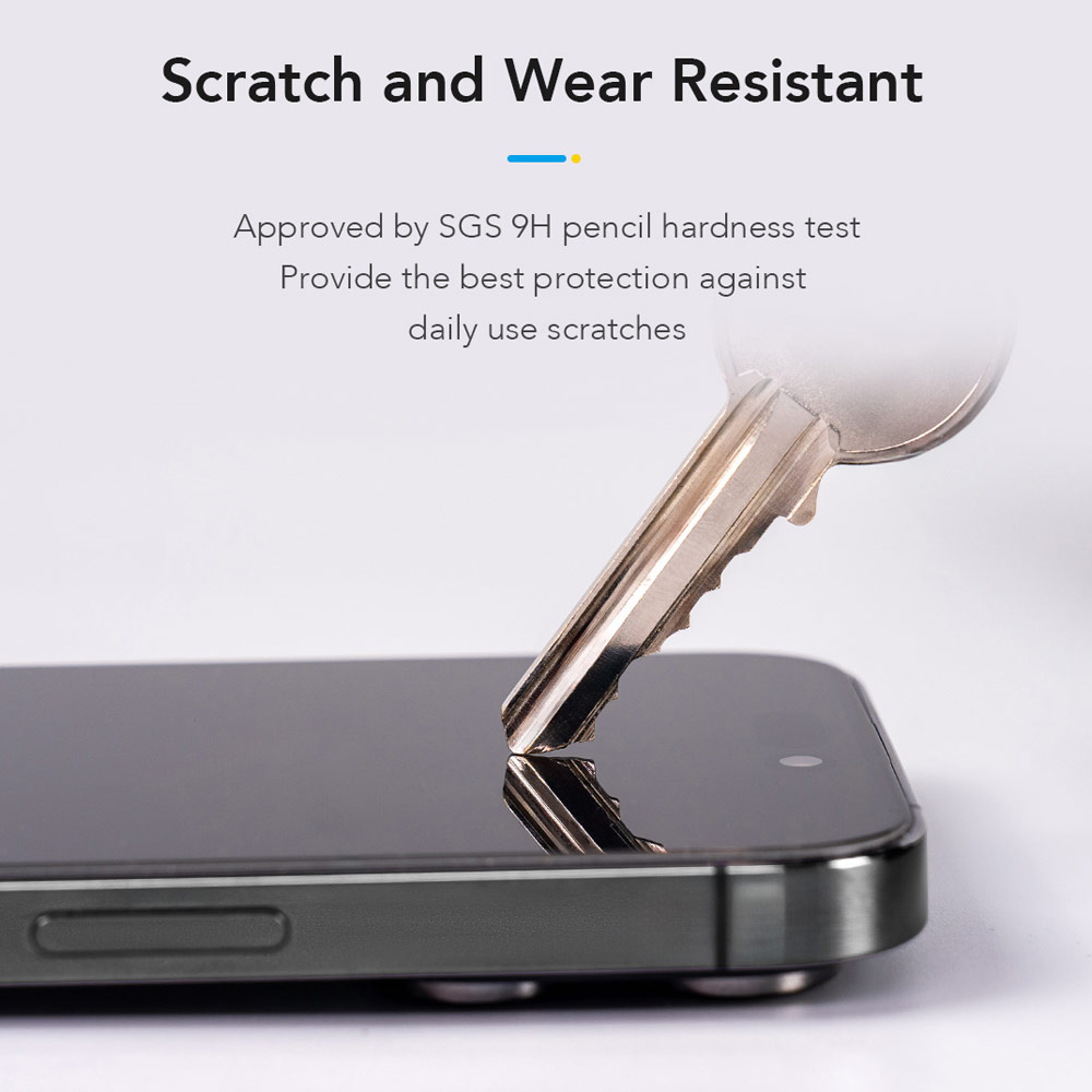 Picture of Apple iPhone 17 Pro 6.3 Screen Protector | Hoda Privacy Full Coverage Tempered Glass Screen Protector for iPhone 17 Pro 6.3 (Anti Peep)