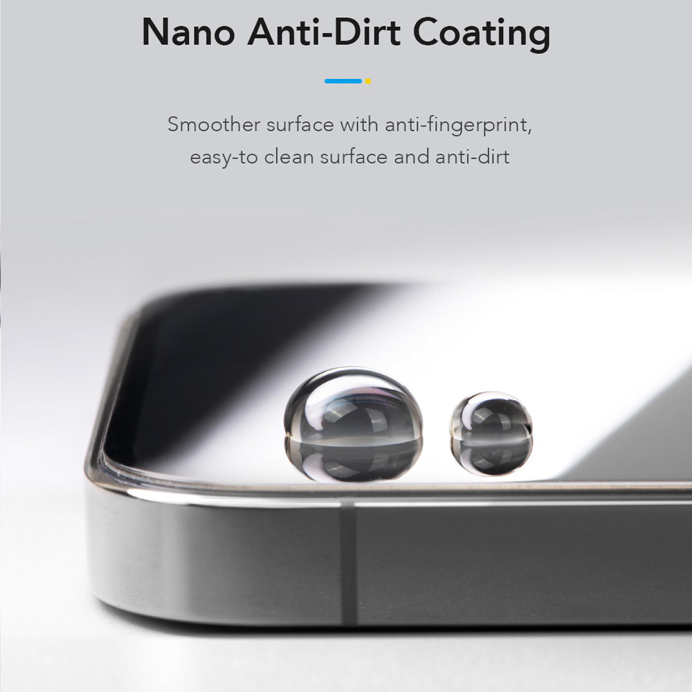 Picture of Apple iPhone 17 Pro 6.3 Screen Protector | Hoda Privacy Full Coverage Tempered Glass Screen Protector for iPhone 17 Pro 6.3 (Anti Peep)